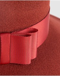Max Alexander - Wide Brim Rust Winter Hat