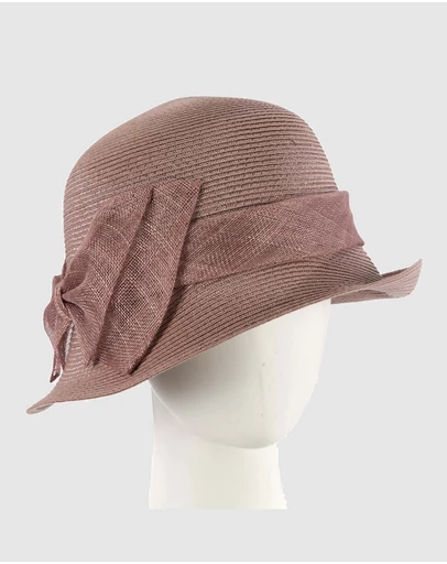 Max Alexander - Summer Taupe Cloche Hat