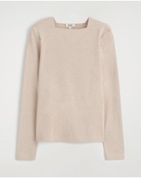 COS - Cotton-Jersey Long-Sleeved Top