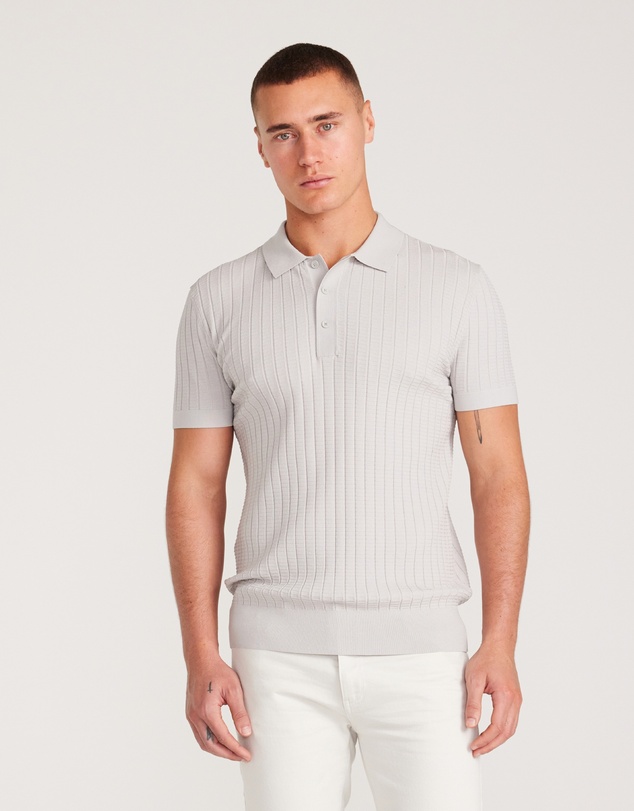 Calibre - Textured Rib Tech Knit Polo