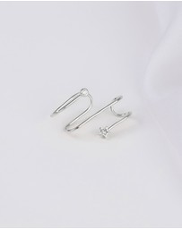 Wanderlust + Co - In The Star Silver Ear Cuff