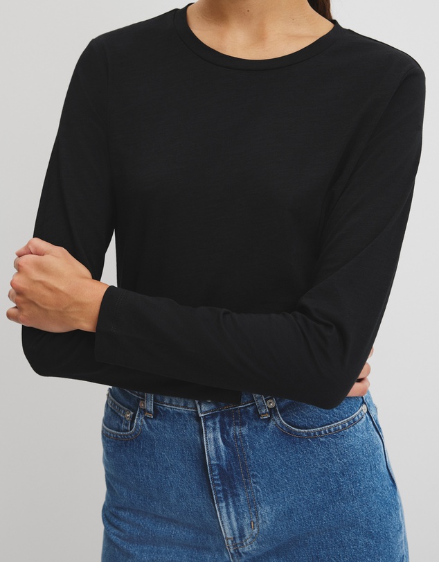 Country Road - Australian Good Earth Cotton Textured Slub T-shirt
