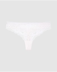 Passionata - Nina High Leg Brazilian Cut Lace Brief