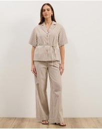 Atmos&Here - Niva Striped Relaxed Shirt