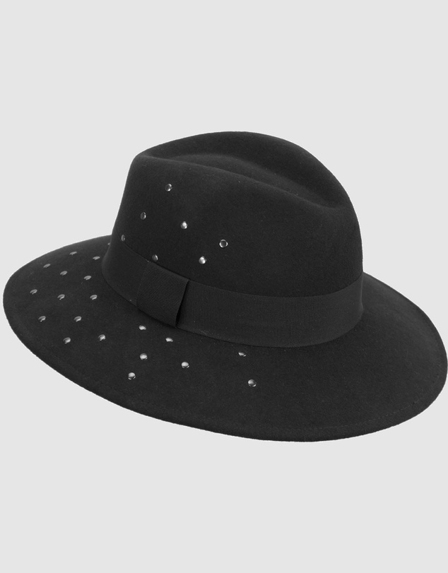 Max Alexander - Winter Felt Black Fedora Hat