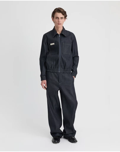 Madre Natura - Fig Denim Bomber Jacket