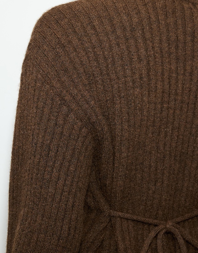 Dazie - Last Call Cinched Knit Cardigan