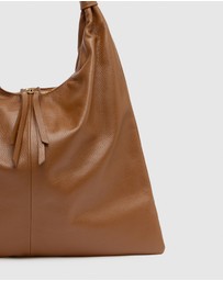 Florence - Elizabeth Tan Hobo Leather Bag