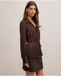 Forever New - Arlo Waist Tie Shirt