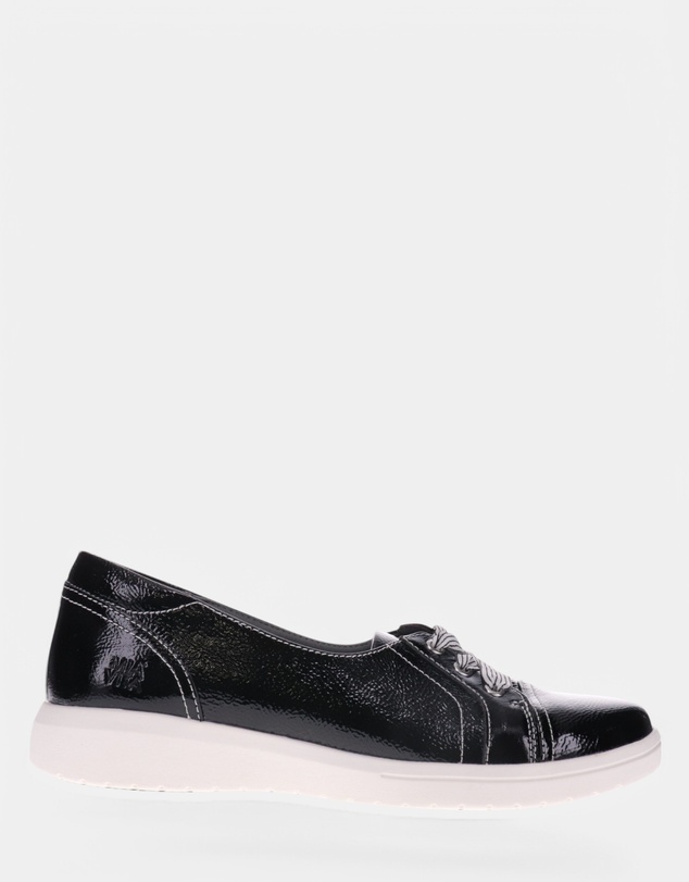 Mia Vita - Bridgette II Casual Sneaker - Black Patent