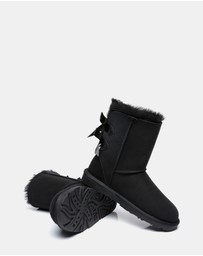 EVERAU - EverAU Ugg Short Back Bow Sheepskin Upper UGG Boots
