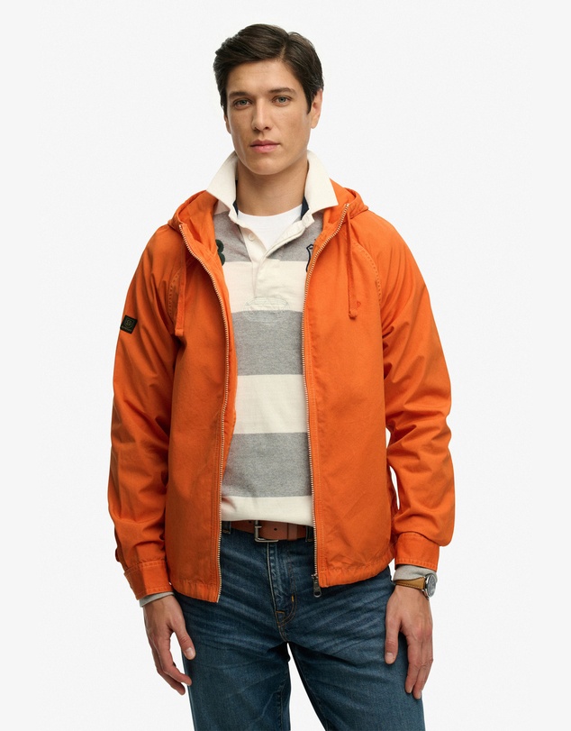 Superdry - Hooded Washed Twill Jacket