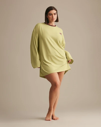 Resting - CloudKnit Jersey Stevie Long Sleeve Nightie