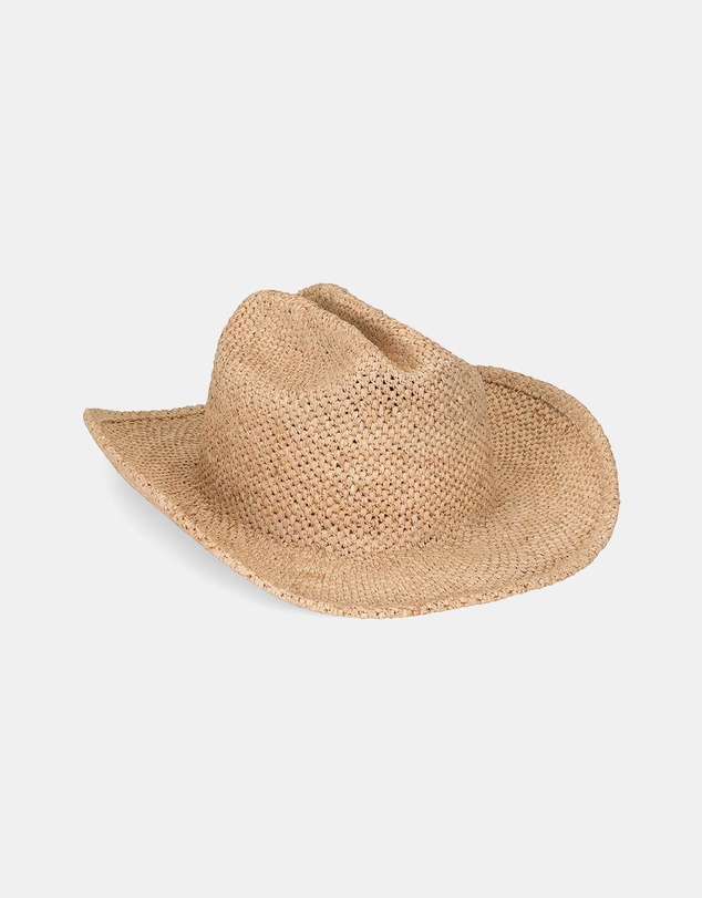 Lack Of Color - Raffia Cowboy Hat