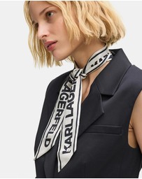 Karl Lagerfeld - K/Essential Slim Silk Scarf
