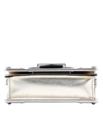 Pre-Loved by Azura Reborn - Pre-Loved Saffiano Trimmed Metallic Vitello Cahier Bag