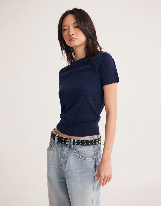 Oxford - Grace Short Sleeve Merino Knit