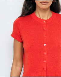 AERE - Abi Cotton Cashmere Blend Cardigan