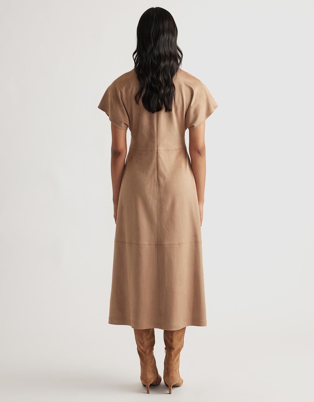 Decjuba - Clara Suede Midi Dress