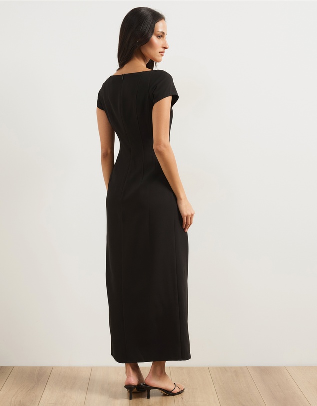 Atmos&Here - Sadie Cap Sleeve Midi Dress