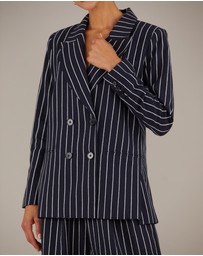 Amelius - Polo Linen Pinstripe Blazer