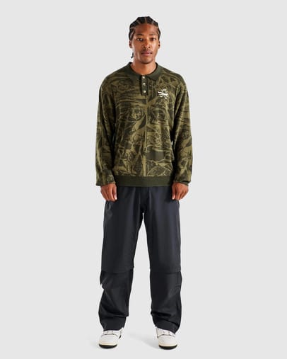Wildlife Print Olive