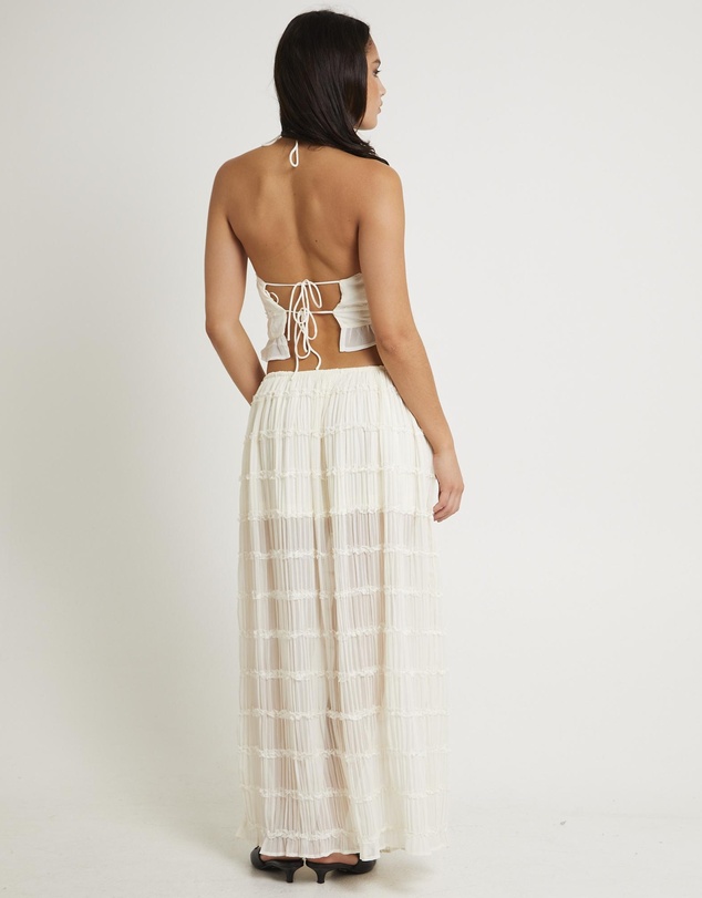 Subtitled - Alda Shirred Maxi Skirt