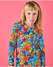 Kip&Co - Winter Fields Organic Cotton Long Sleeve Top Pants Pyjama Set -Kids-Teens