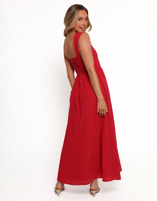 Petal & Pup - Caty Maxi Dress - Red
