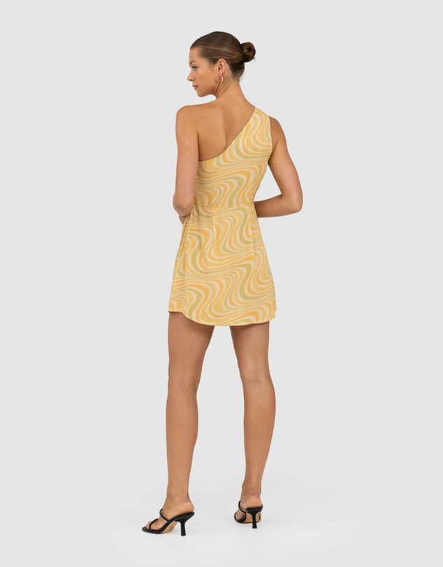 The Wolf Gang - Montana One Shoulder Mini Dress