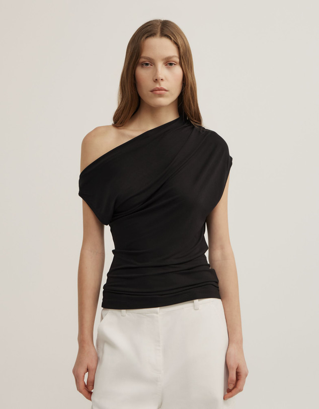 Witchery - Asymmetric Jersey Top