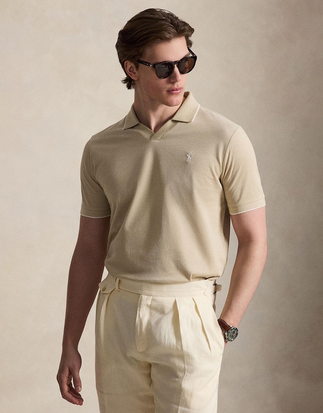 Polo Ralph Lauren - Jacquard Mesh Polo Shirt