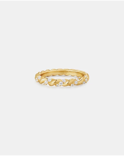 Ania Haie - Gold Sparkle Twisted Ring