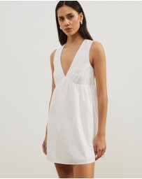 Atmos&Here - Louisa V-Neck Mini Dress