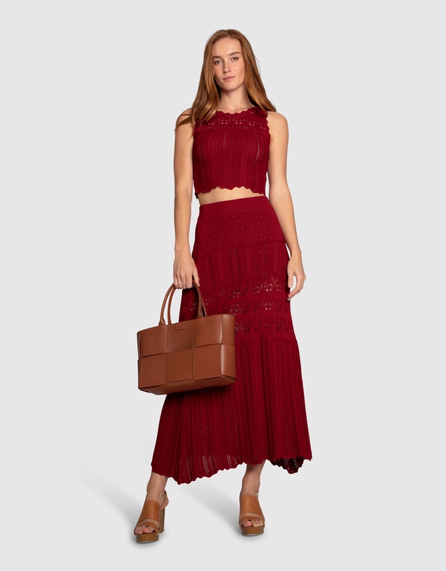 Belle & Bloom - Harvest Haze Crochet Crop Top