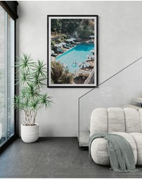 Amichi Co - Poolside Paradise Fine Art Print