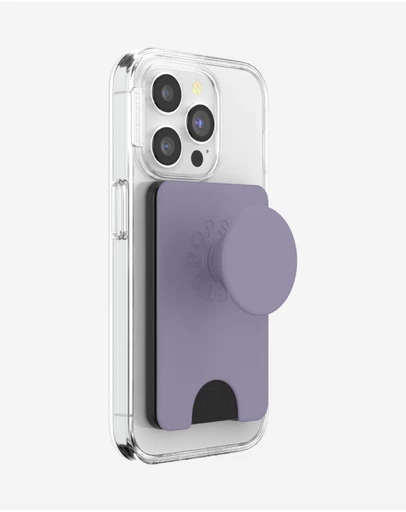 PopSockets - PopWallet+ MagSafe Softgoods Phone Wallet Card Holder+ Magnetic Adapter Ring
