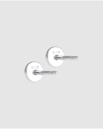 Elli Jewelry - Earrings 925 Sterling Silver Basic Round