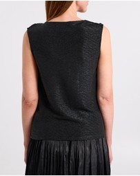 David Lawrence - Lexah Foil Jersey Top