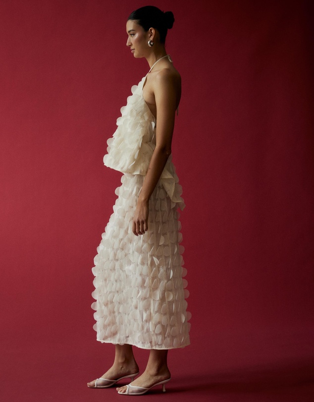 Lover - Este Ruffle Midi Skirt