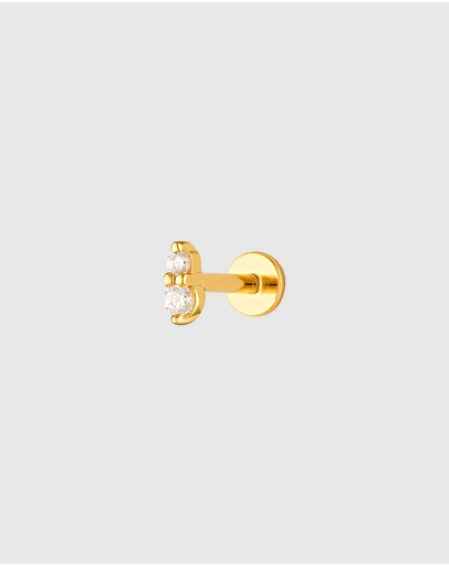 HOUSE OF SLANI - Sia Flat Back Ear Piercing Stud