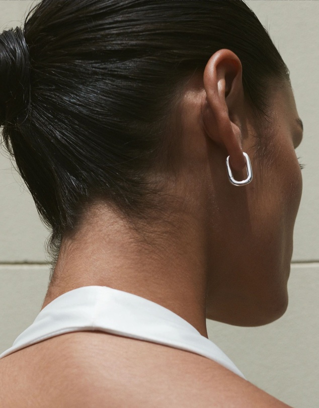 SAINT VALENTINE - Amsterdam Large Hoops - Silver