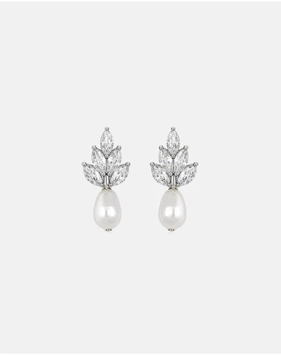 Stephanie Browne - Bocheron Drop Pearl Earrings