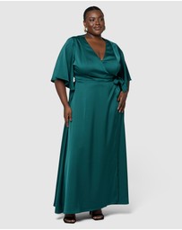 Pink Dusk by Curve Project - Glitz and Glam Maxi Dress
