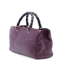 Pre-Loved by Azura Reborn - Pre-Loved Medium Calfskin Bamboo Shopper Satchel