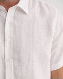 Oxford - Leyton French Linen Short Sleeve Shirt