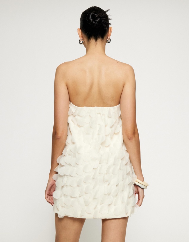 Lover - Este Ruffle Strapless Mini Dress
