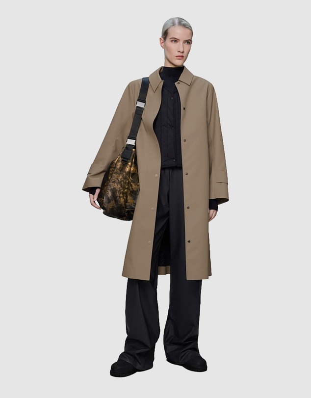 RAINS - Nara Long W Jacket Beige