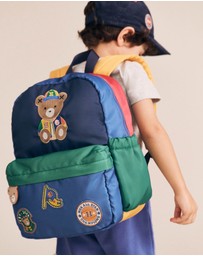 Huxbaby - Hux Colour Block Varsity Backpack - Babies-Kids