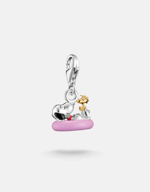 THOMAS SABO - THOMAS SABO Original Charm Snoopy and Woodstock with Swim Ring